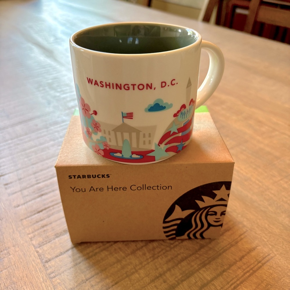 Starbucks Washington D.C. Mug You Are Here Collection NWT